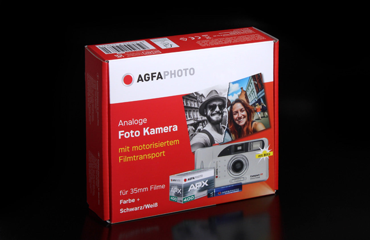 AGFA automata kompakt fényképezőgép + APX 400/36 film