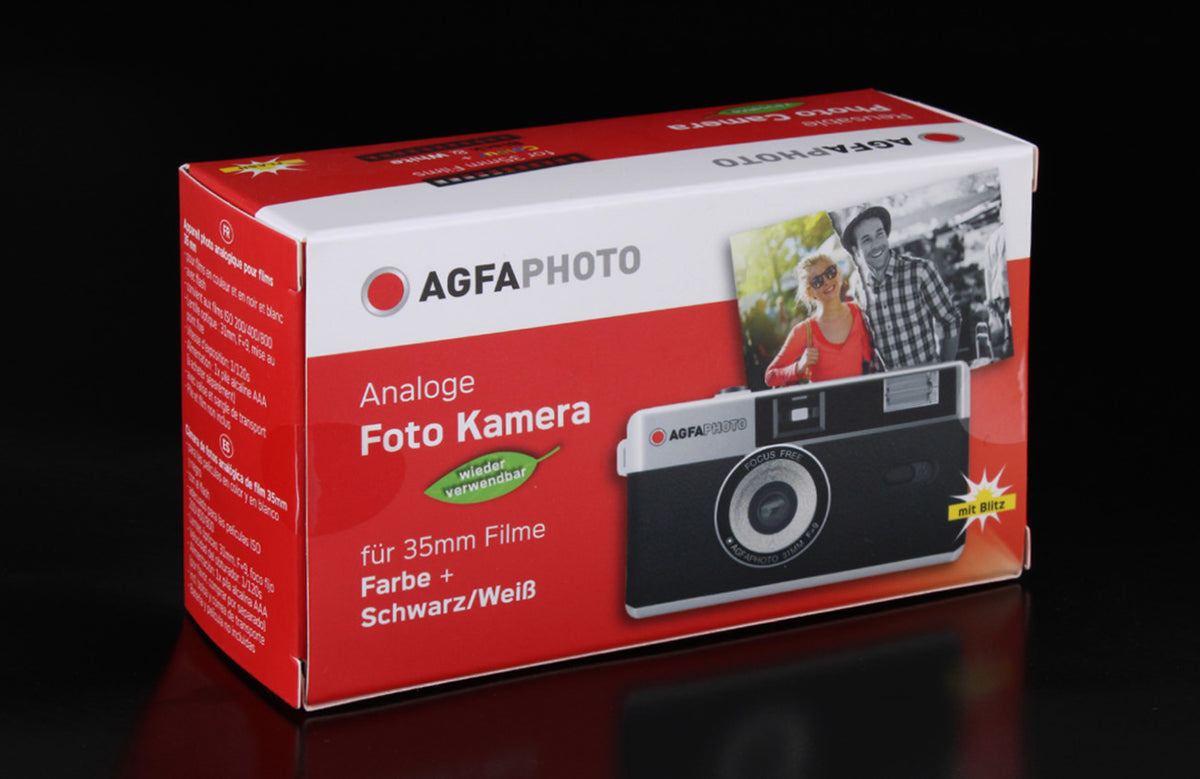 AgfaPhoto reusable film camera black
