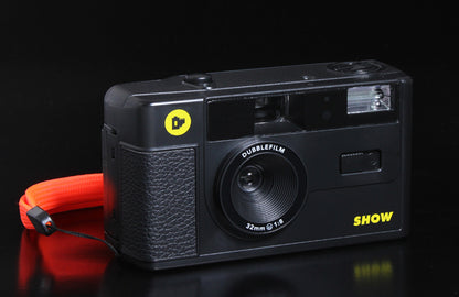 Dubblefilm Show filmes fényképezőgép (fekete/neonzöld tokkal)