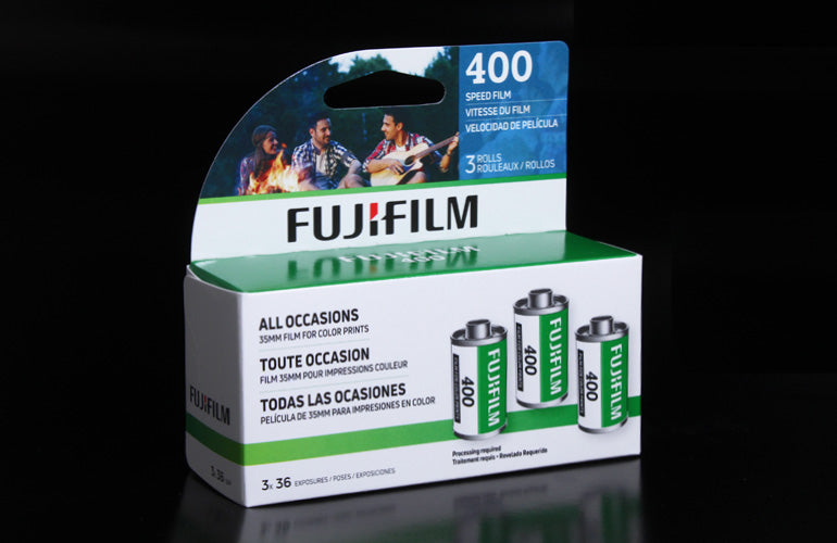 Fujifilm 400 – 35mm · 36 exposures · 3-pack